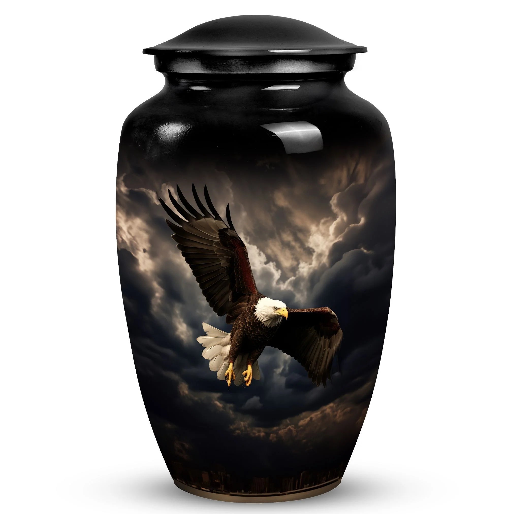 Eagle Cremation Urn for Human Ashes - Unique Memorial Urn for Men