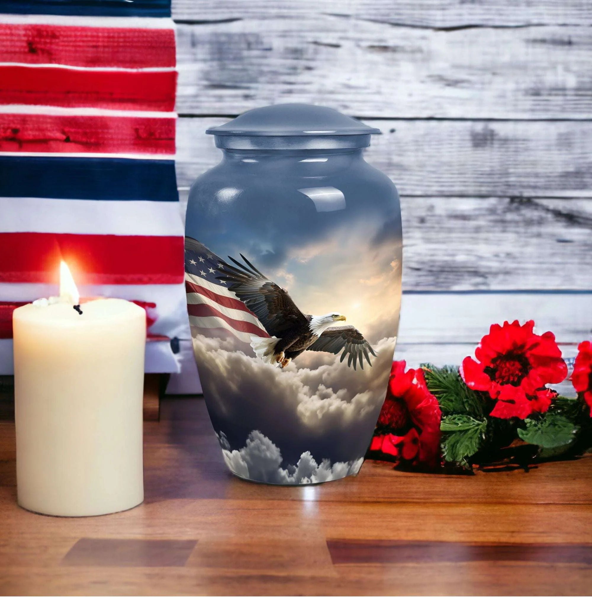 Eagle Memorial Cremation Urn for Human Ashes - Urn for Men