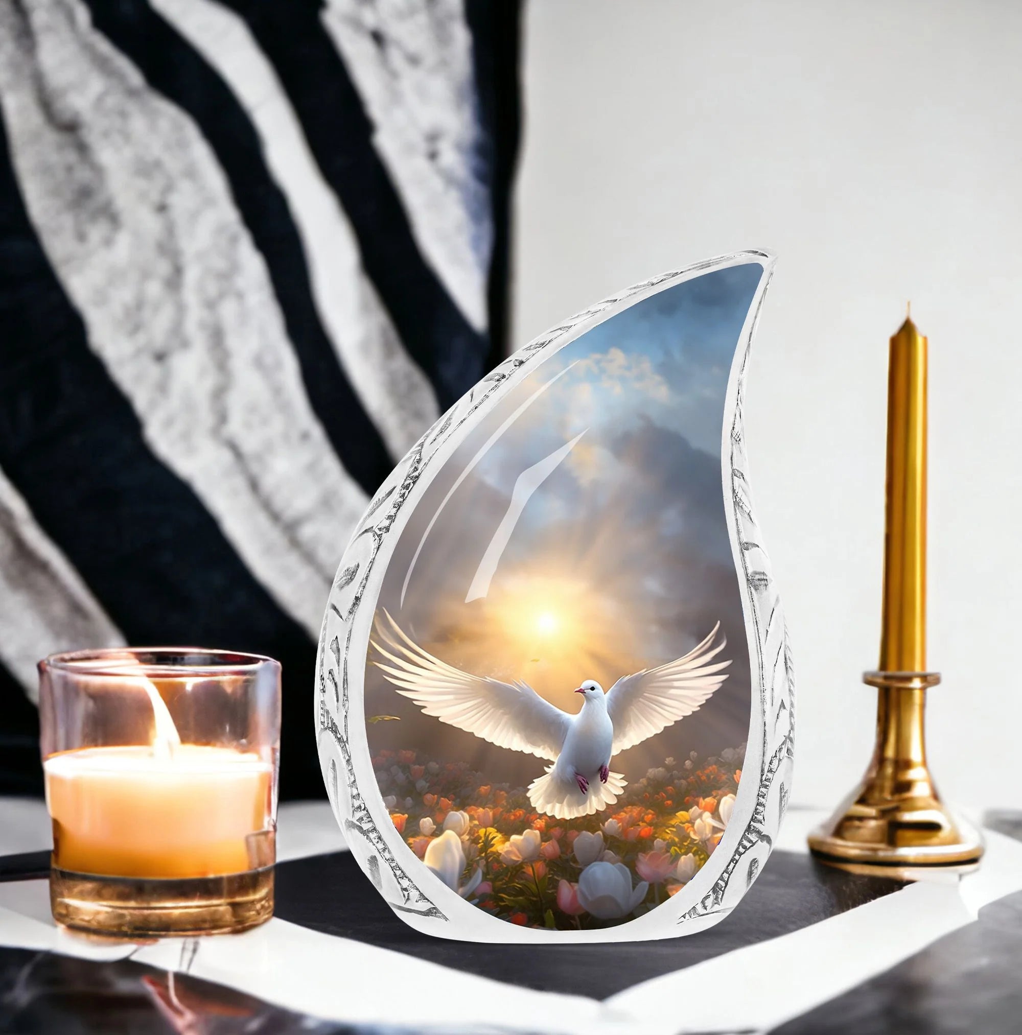 Dove Cremation Urn for Human Ashes - Premium Urn