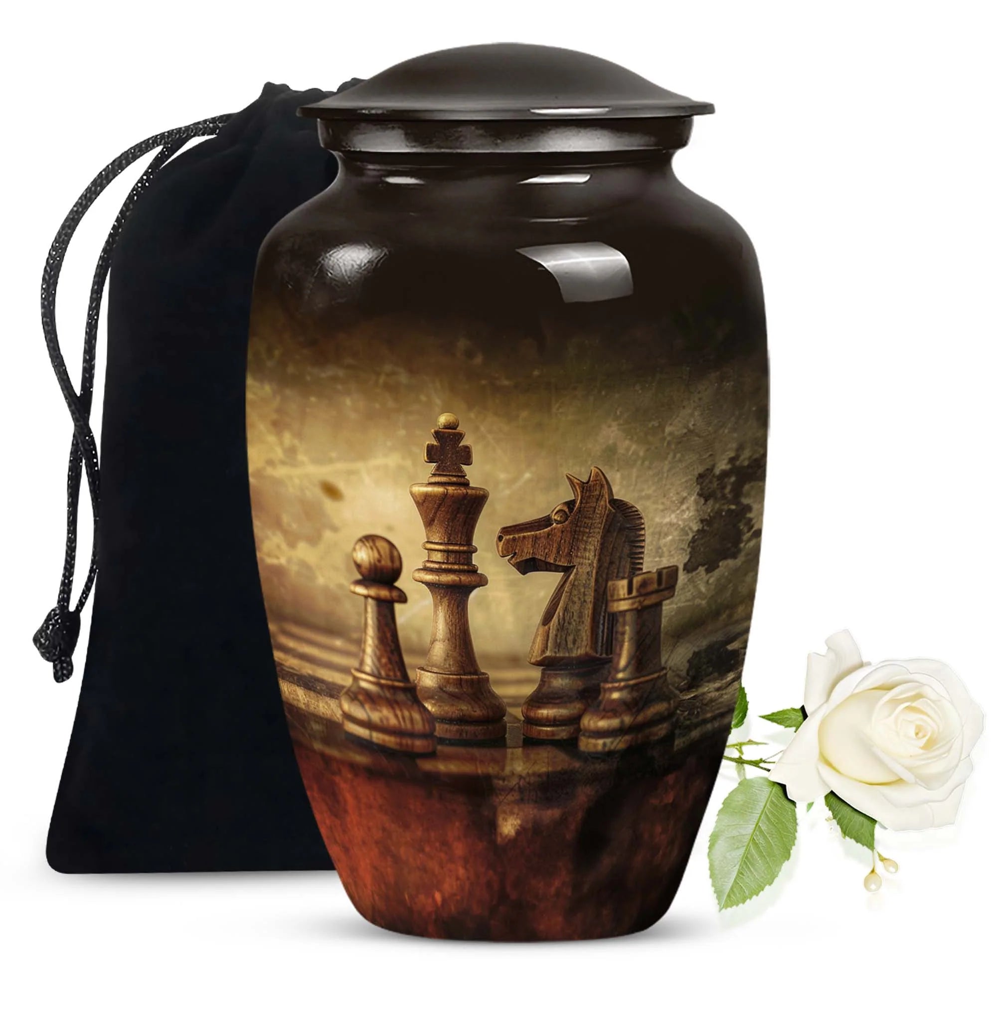 Chess Cremation Urn: Large Urn For Champions