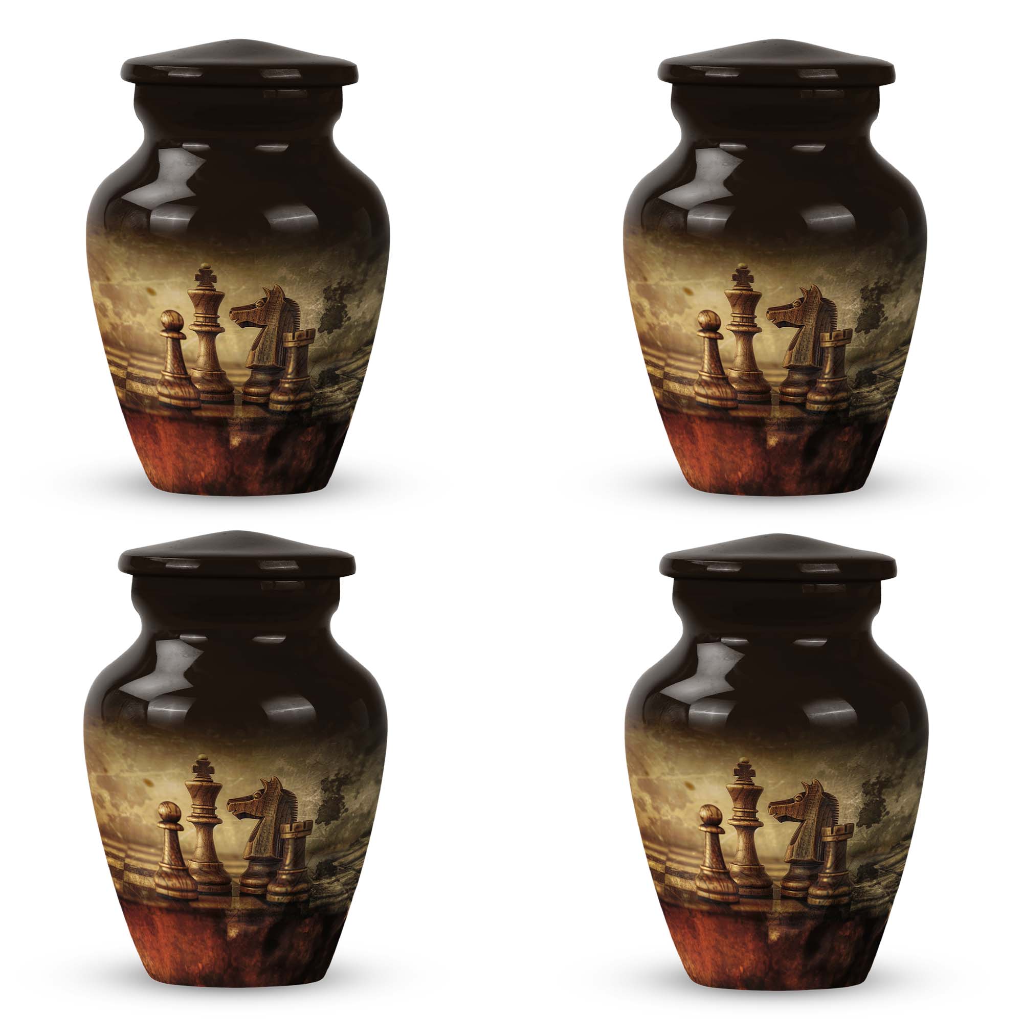 Chess Cremation Urn: Large Urn For Champions