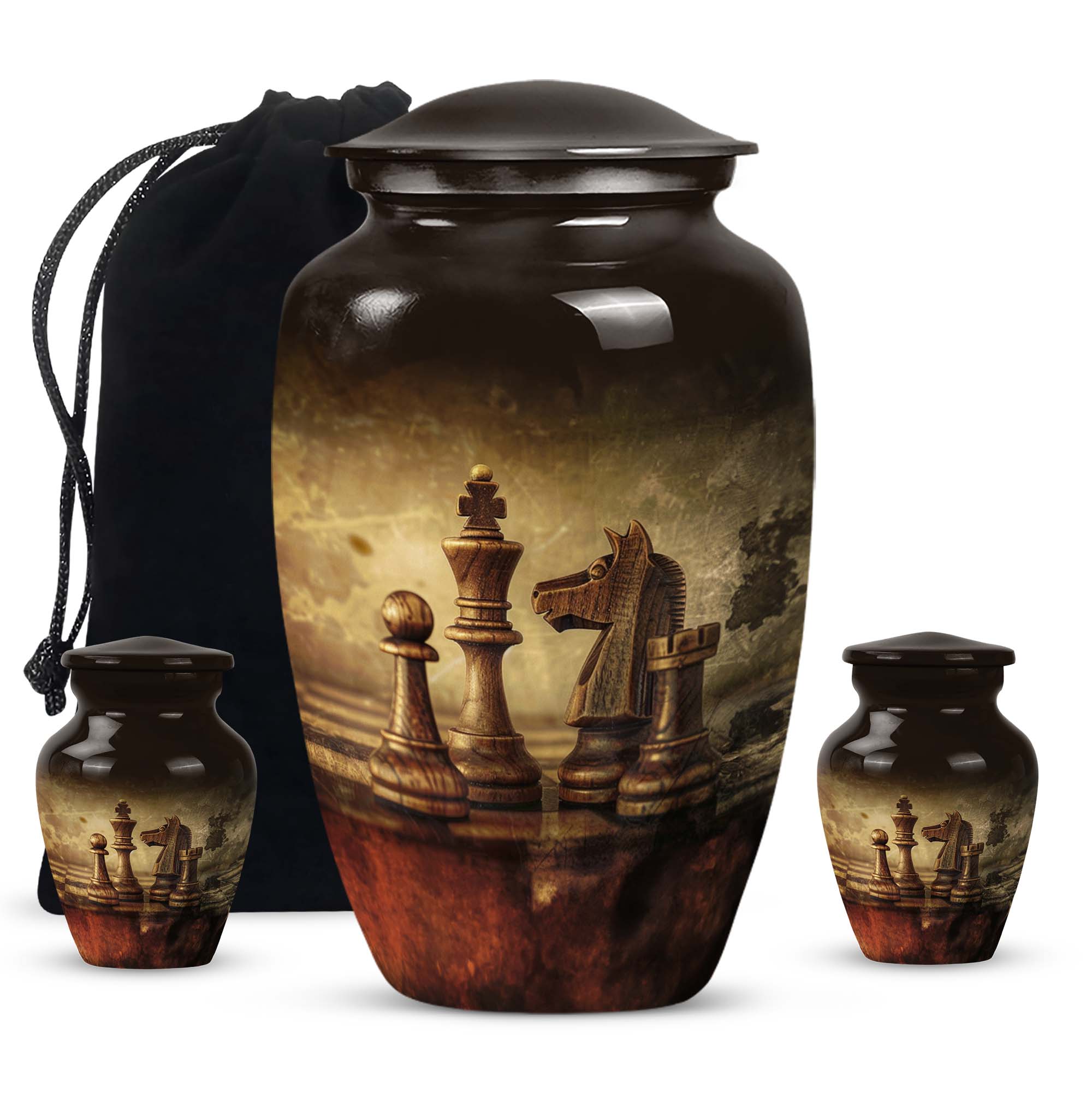 Chess Cremation Urn: Large Urn For Champions