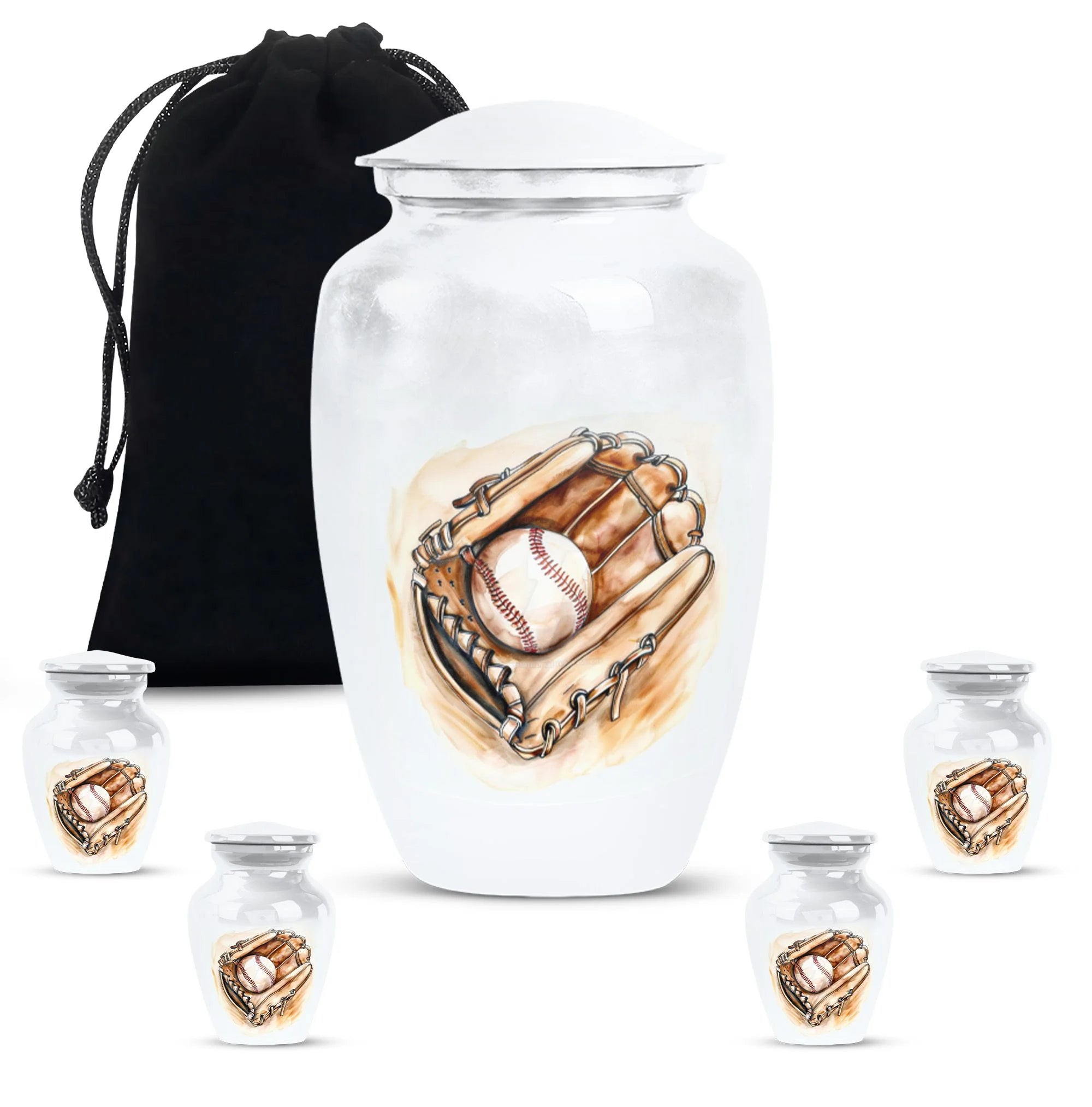 Venerated Legacy Baseball Cremation Urn: Timeless Memorial