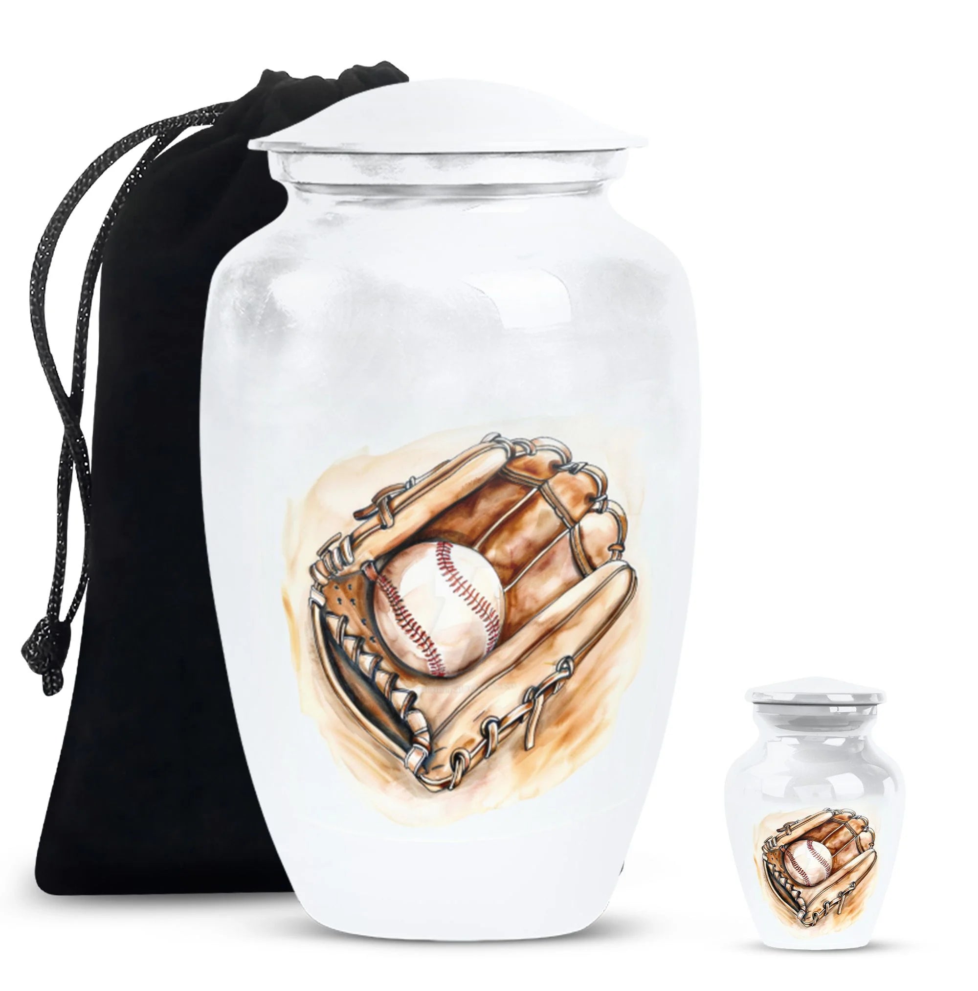 Venerated Legacy Baseball Cremation Urn: Timeless Memorial