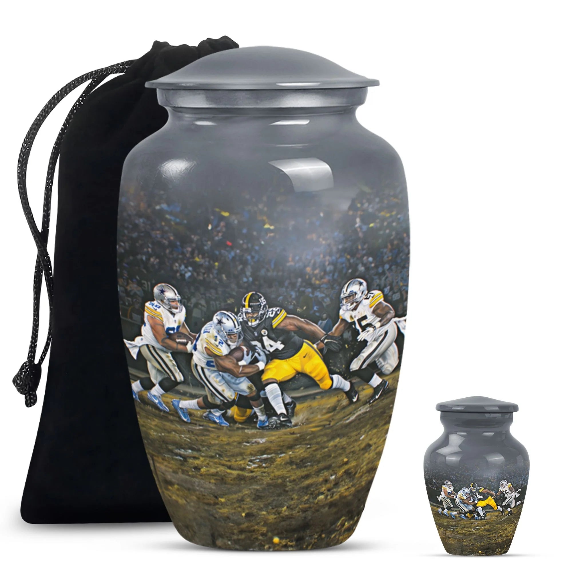 Football Player Urn for Ashes | Sports Game Urn For Human Ashes
