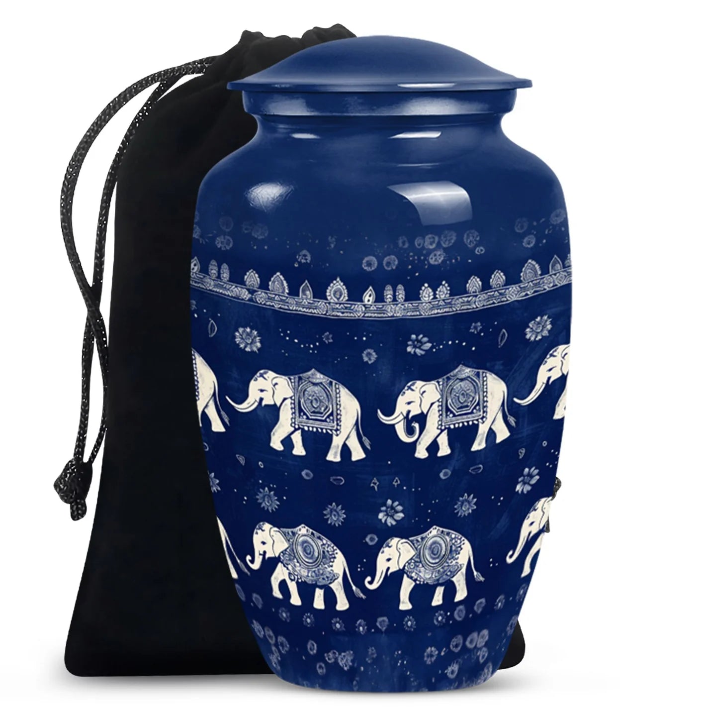 Elephant Family Cremation Personal Urns For Human Ashes