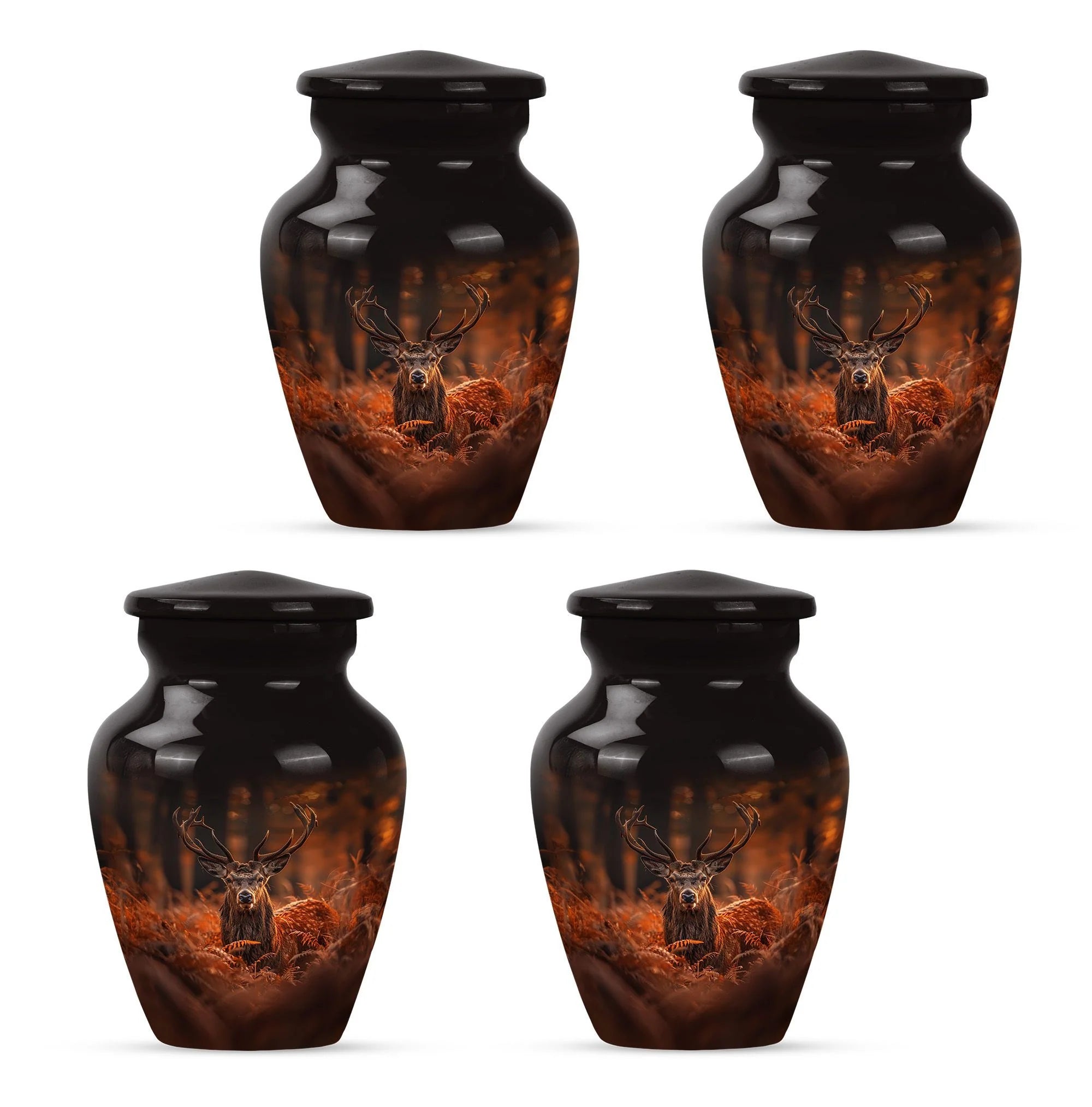 Endearing Echoes: Deer-Themed Burial Cremation Urn