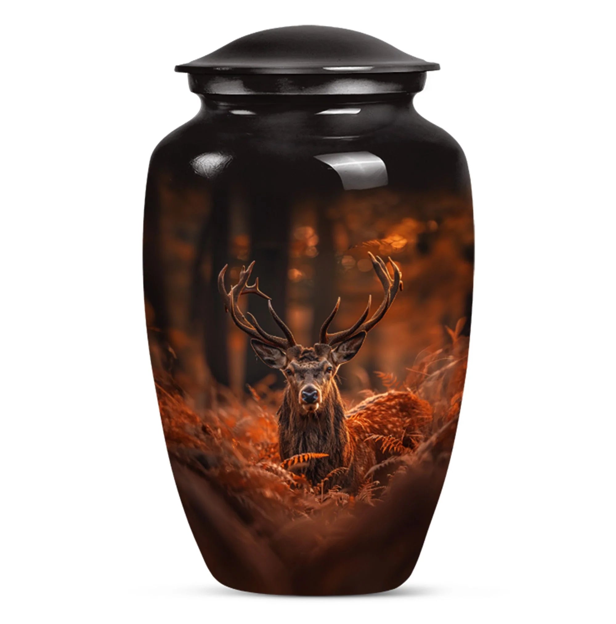 Endearing Echoes: Deer-Themed Burial Cremation Urn