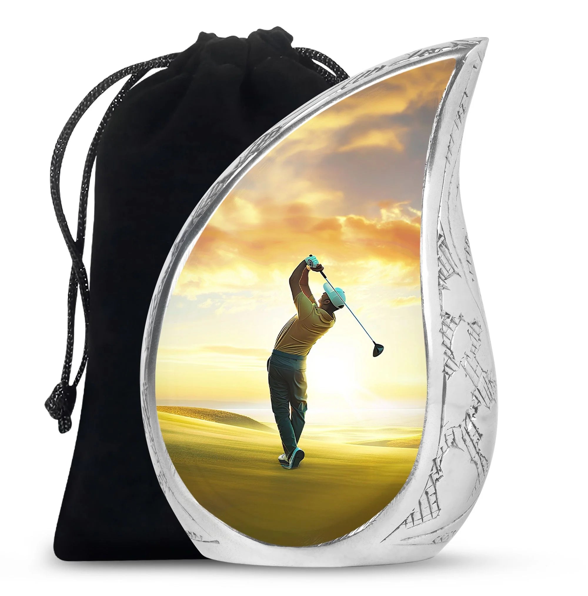Golf Little Urns For Human Ashes Funeral, Ashes Memorial Urn