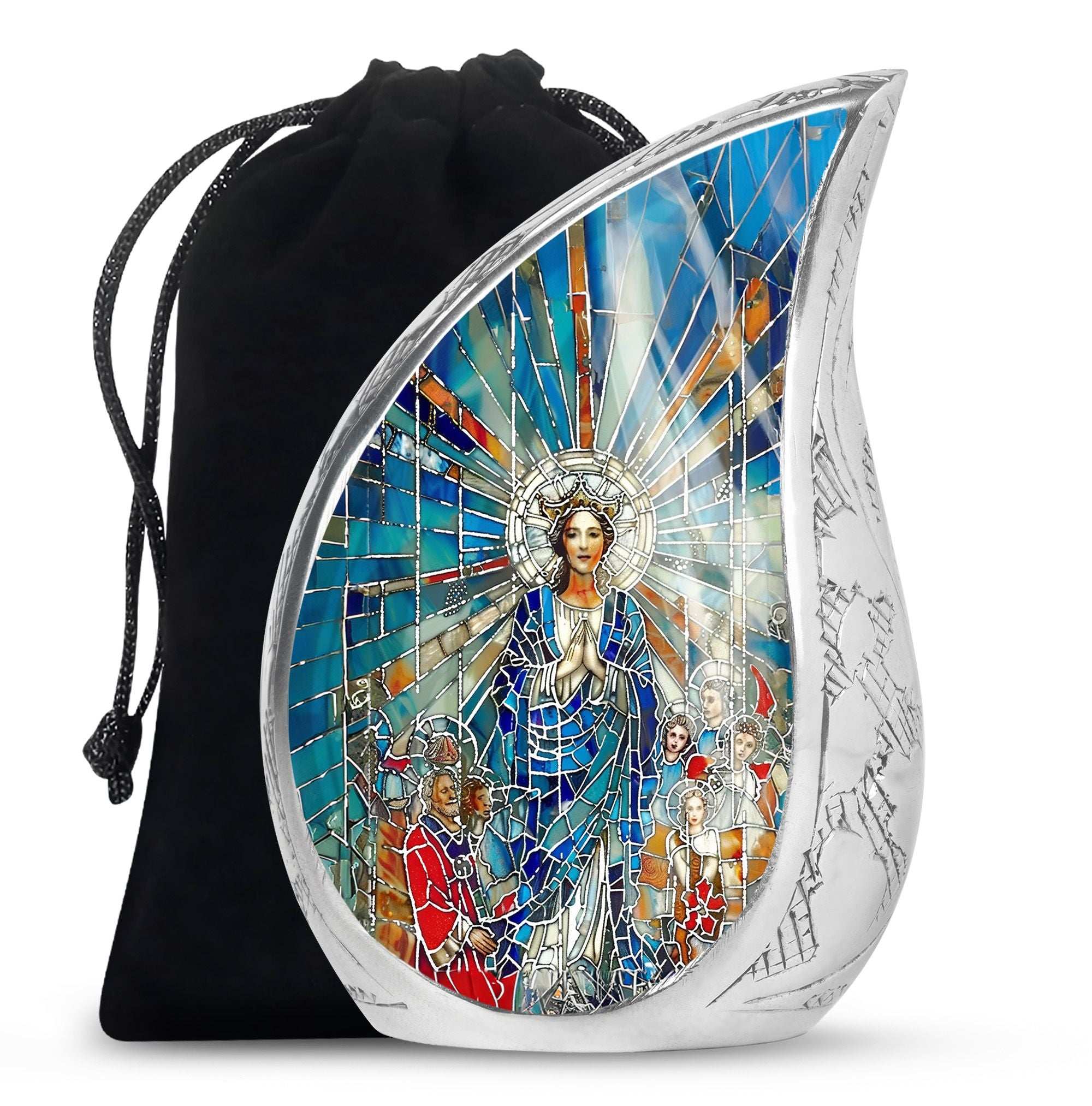 Virgin Mary Cremation Urn for Adult Ashes - Catholic Urns For Funeral