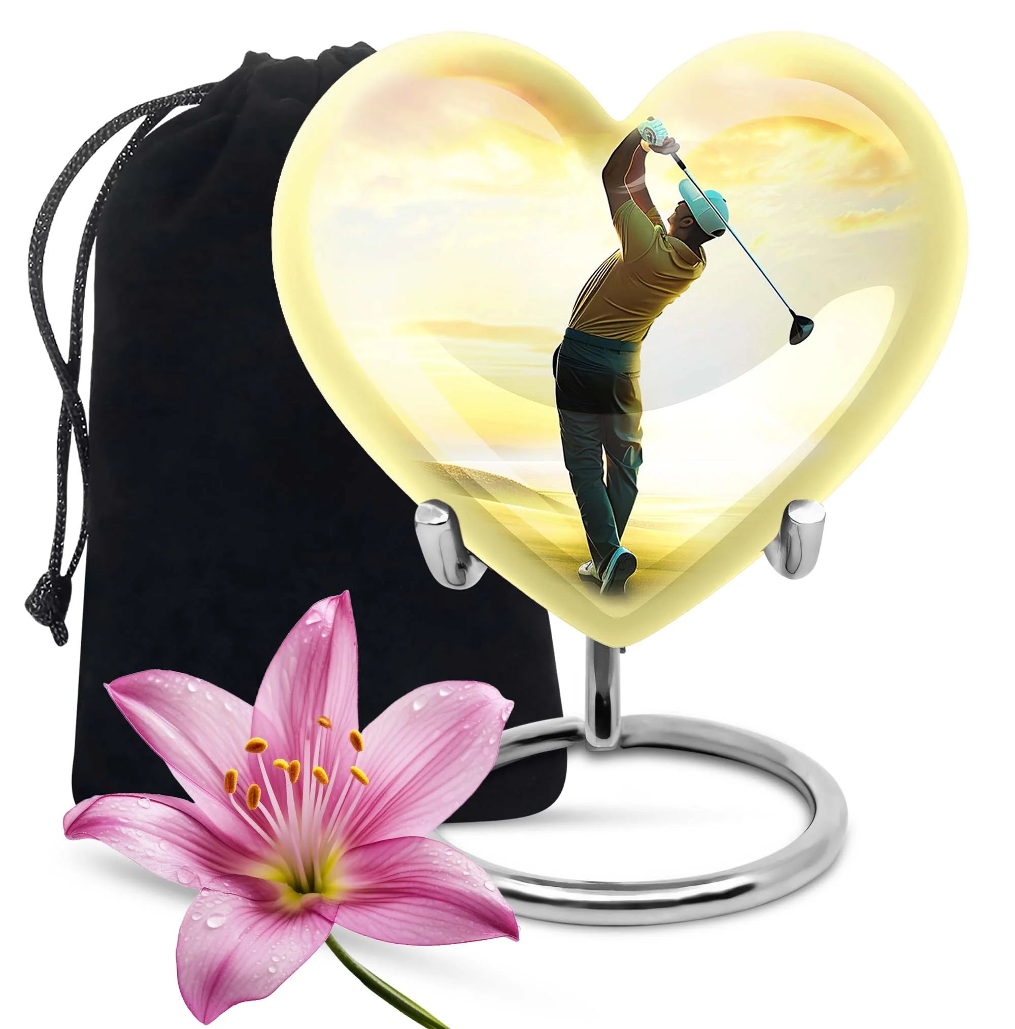 Golf Little Urns For Human Ashes Funeral, Ashes Memorial Urn