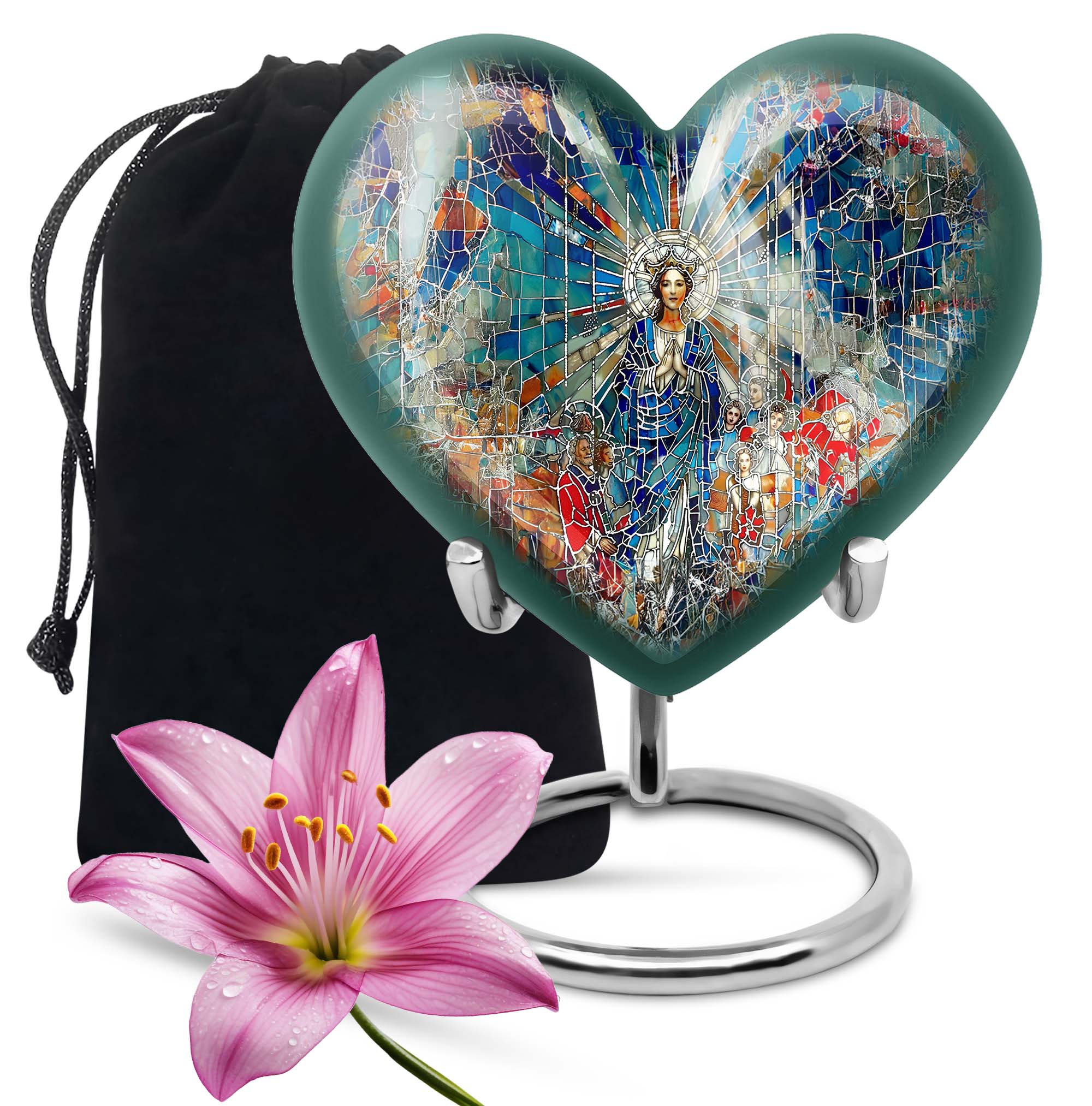 Virgin Mary Cremation Urn for Adult Ashes - Catholic Urns For Funeral