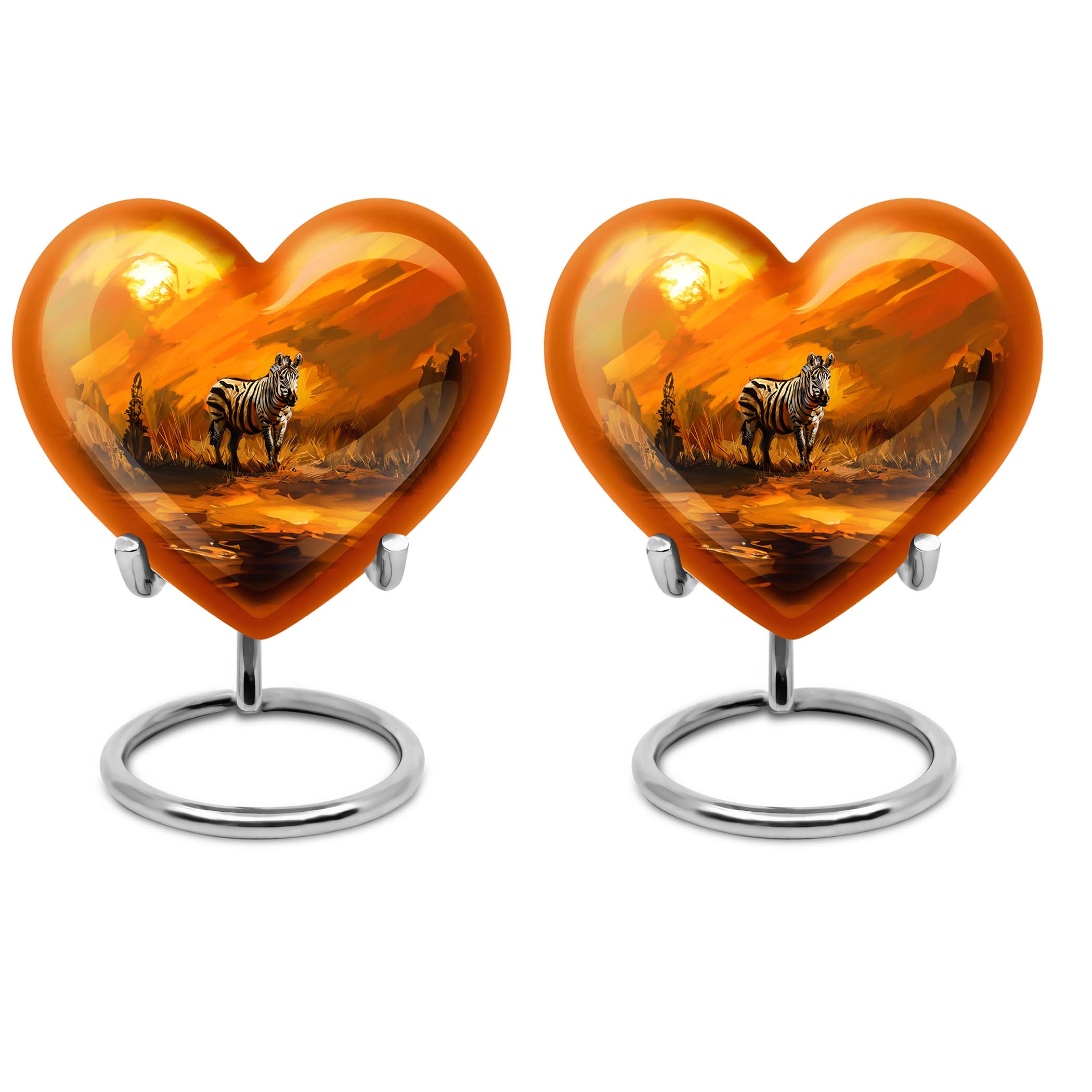 Zebra Urn For Ashes Adult Funeral, Ashes Cremation Urn