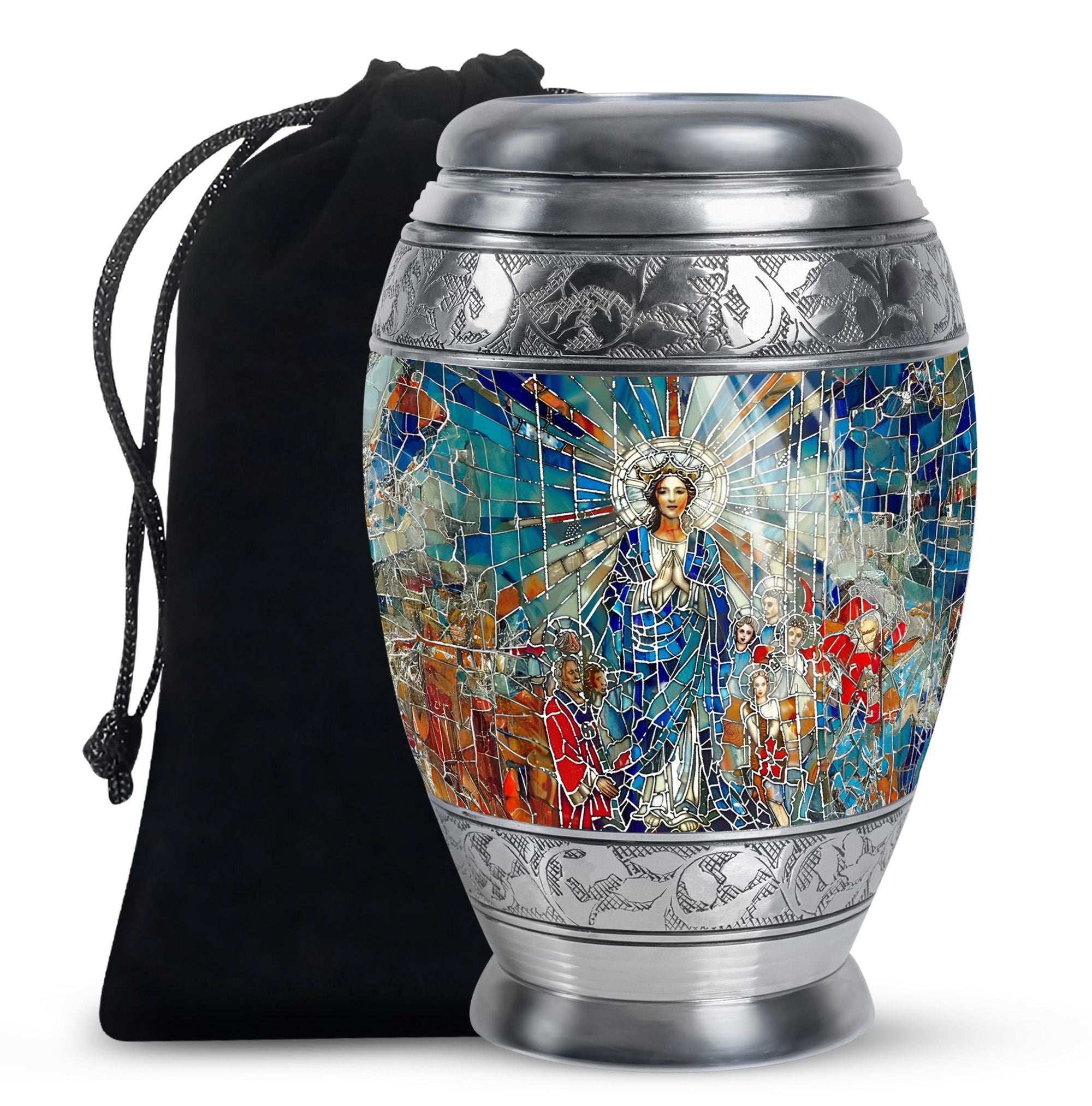 Virgin Mary Cremation Urn for Adult Ashes - Catholic Urns For Funeral