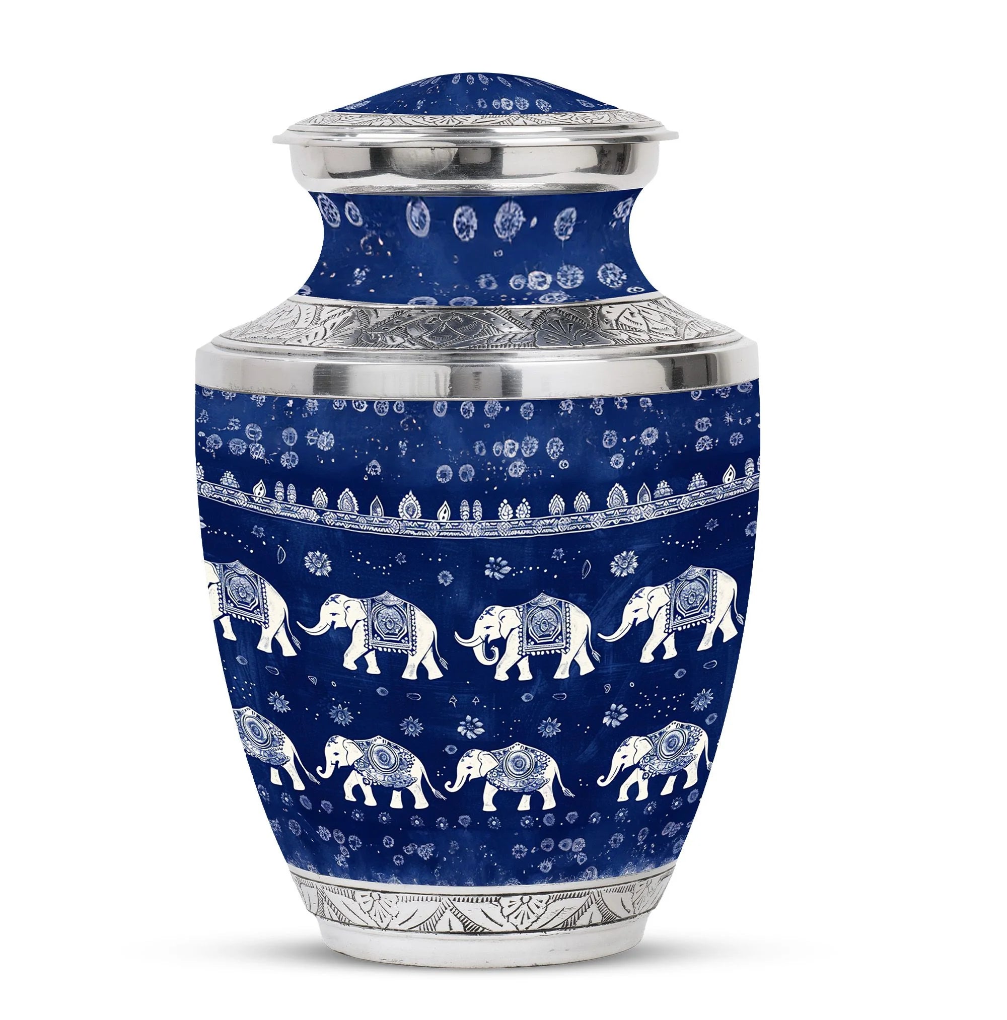 Elephant Family Cremation Personal Urns For Human Ashes
